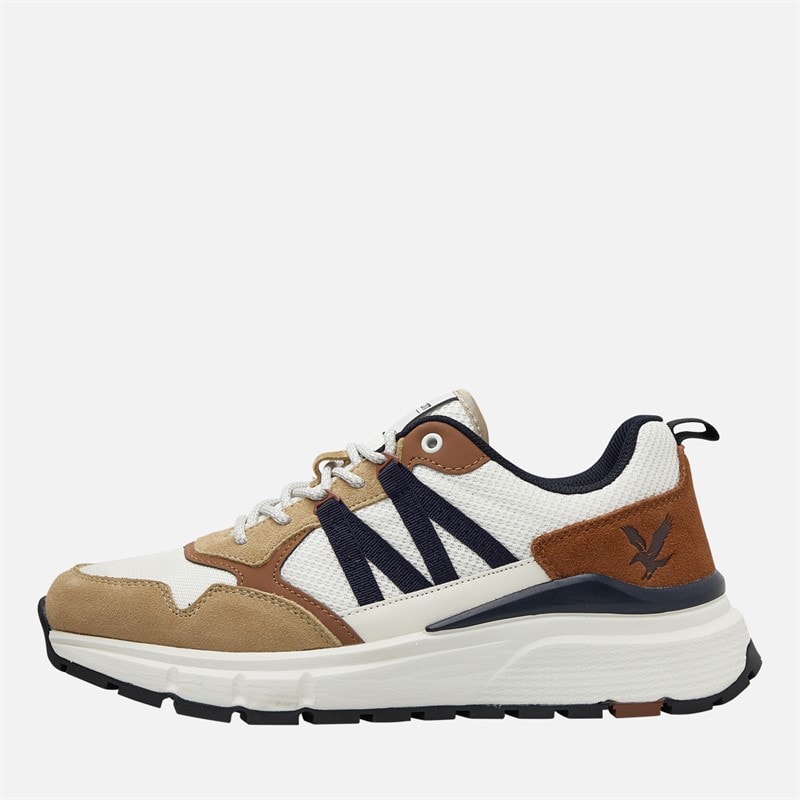 Lyle And Scott Vintage Lennox sneakersy dla niego kolor White Beige