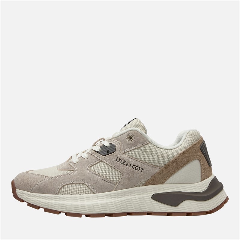 Lyle And Scott Vintage Heren Logan Sneakers Beige - Afbeelding 1