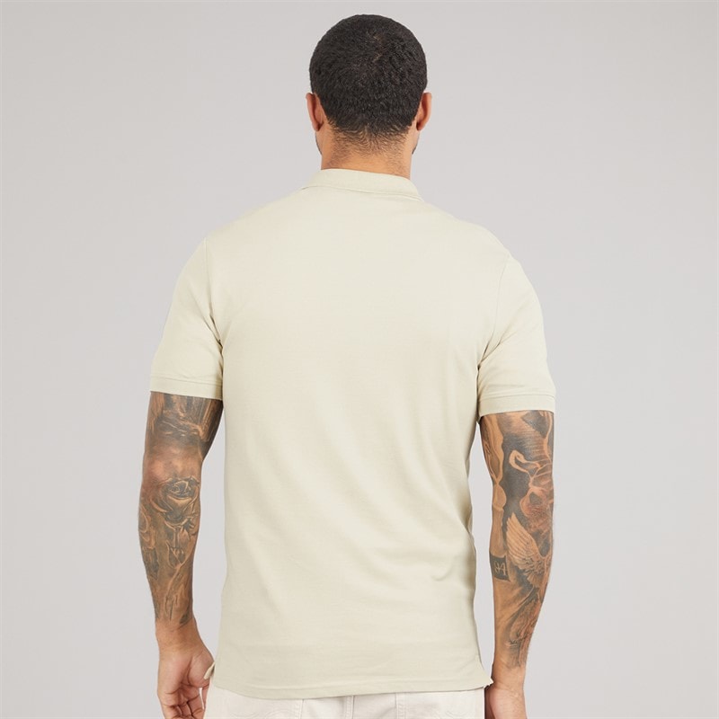 Lyle And Scott Vintage Heren Poloshirt X865 Grey Taupe - Afbeelding 2