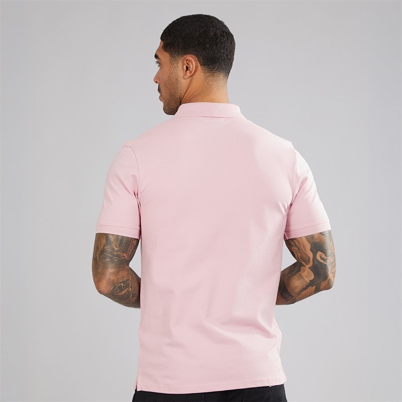 Lyle And Scott Vintage Herren Poloshirt X574 Pink Light - Bild 2