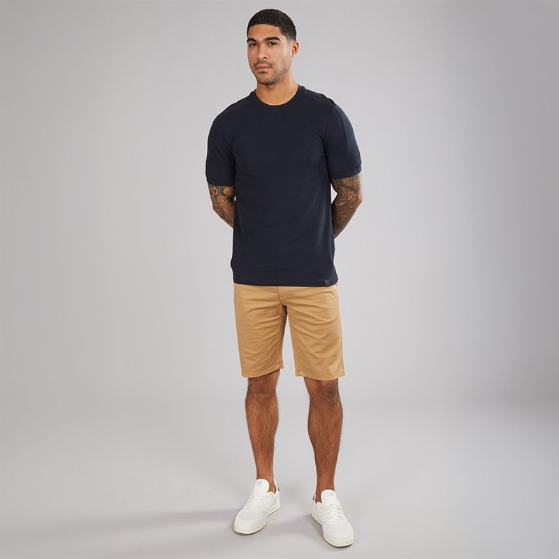Lyle And Scott Vintage T-shirt Homme avec Empiècements Z271 Dark Navy - Image 4