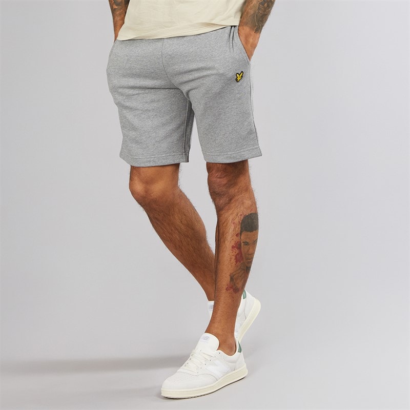 Lyle And Scott Vintage Heren Sweatbroeken T28 Mid Grey Marl