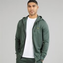 Lyle And Scott Vintage Heren hoodie met rits Green Mercurial