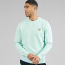 Lyle And Scott Vintage Heren Crew Neck Sweatshirt Future Blue