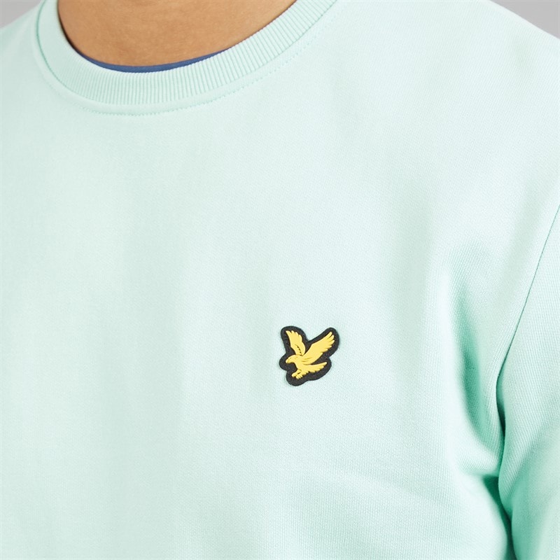 Lyle And Scott Vintage Heren Crew Neck Sweatshirt Future Blue - Afbeelding 3