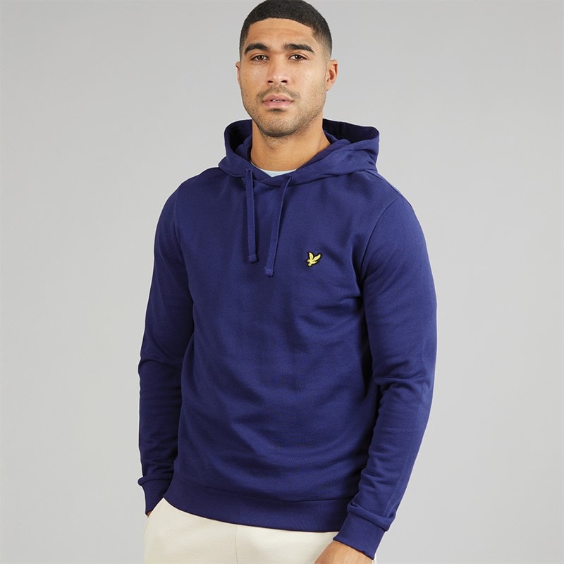 Lyle And Scott Vintage Heren Pullover Hoodie Deep Indigo