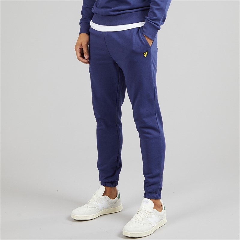 Lyle And Scott Vintage Heren Slim Fit Joggers Deep Indigo