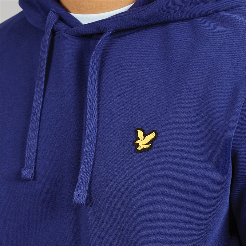 Lyle And Scott Vintage Heren Hoodie Deep Indigo - Afbeelding 3