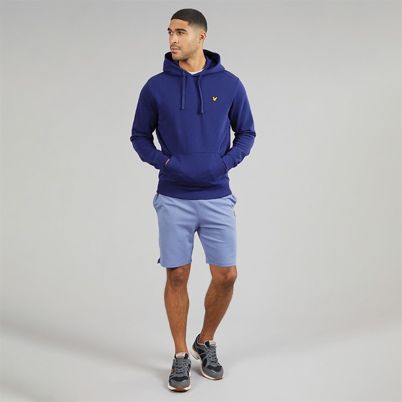 Lyle And Scott Vintage Heren Hoodie Deep Indigo - Afbeelding 4
