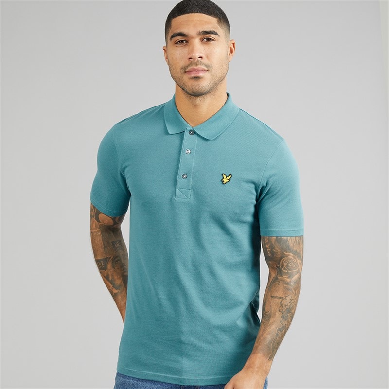 Lyle And Scott Vintage Heren Poloshirt Blue Storm