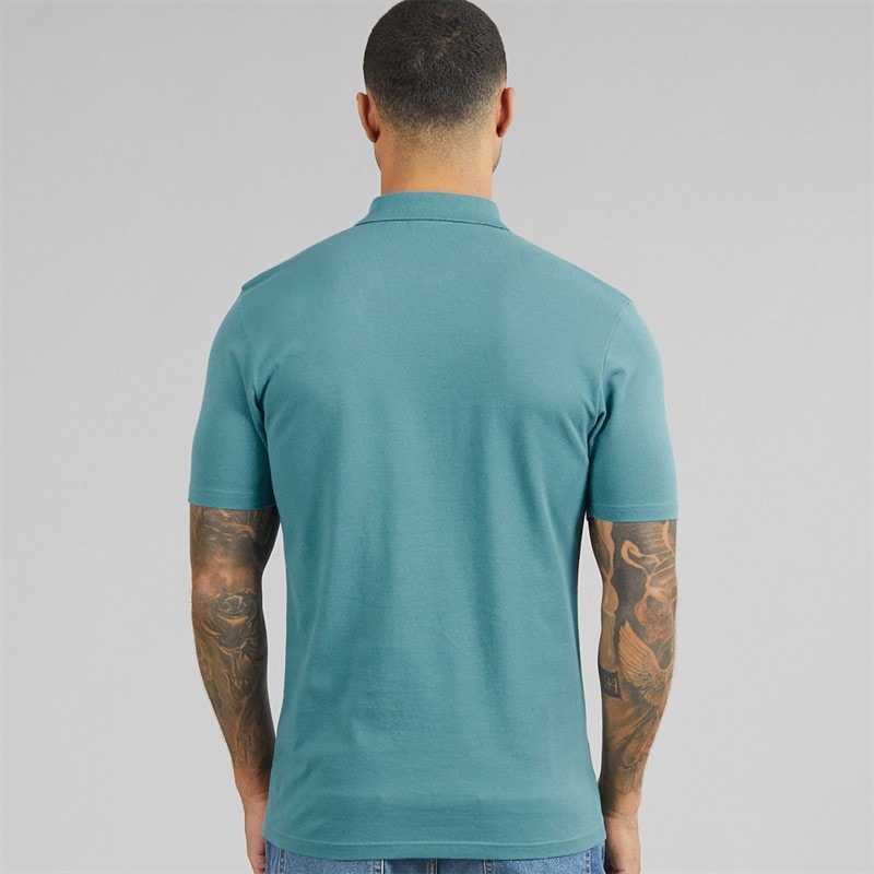 Lyle And Scott Vintage Heren Poloshirt Blue Storm - Afbeelding 2