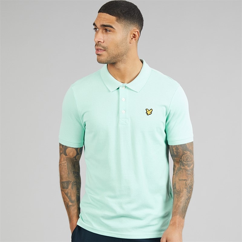 Lyle And Scott Vintage Heren Poloshirt Future Blue