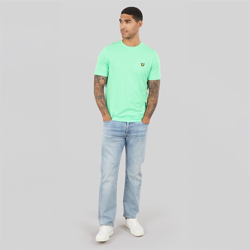 Lyle And Scott Vintage T-shirt Homme Cool Mint - Image 4