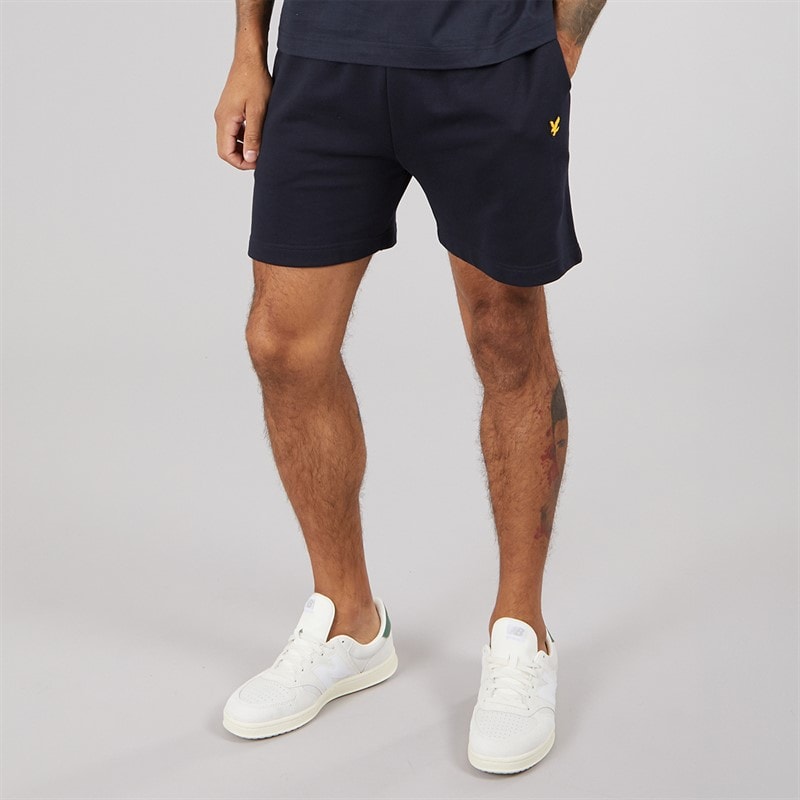 Lyle And Scott Vintage Herren weite Shorts Dark Navy