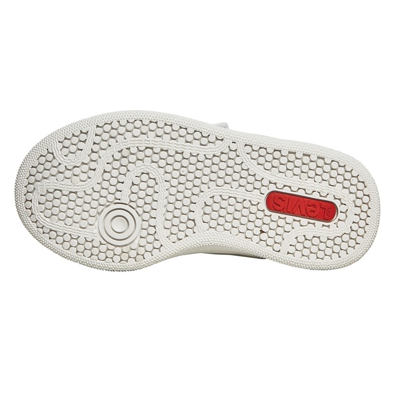 Levi's Meisjes Bell Mini Sneakers Wit/Fuchsia 0069 - Afbeelding 2
