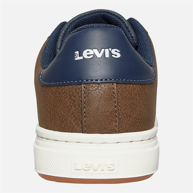 Levi's Junior Piper Sneakers Donkerbruin Marine 2241 - Afbeelding 4