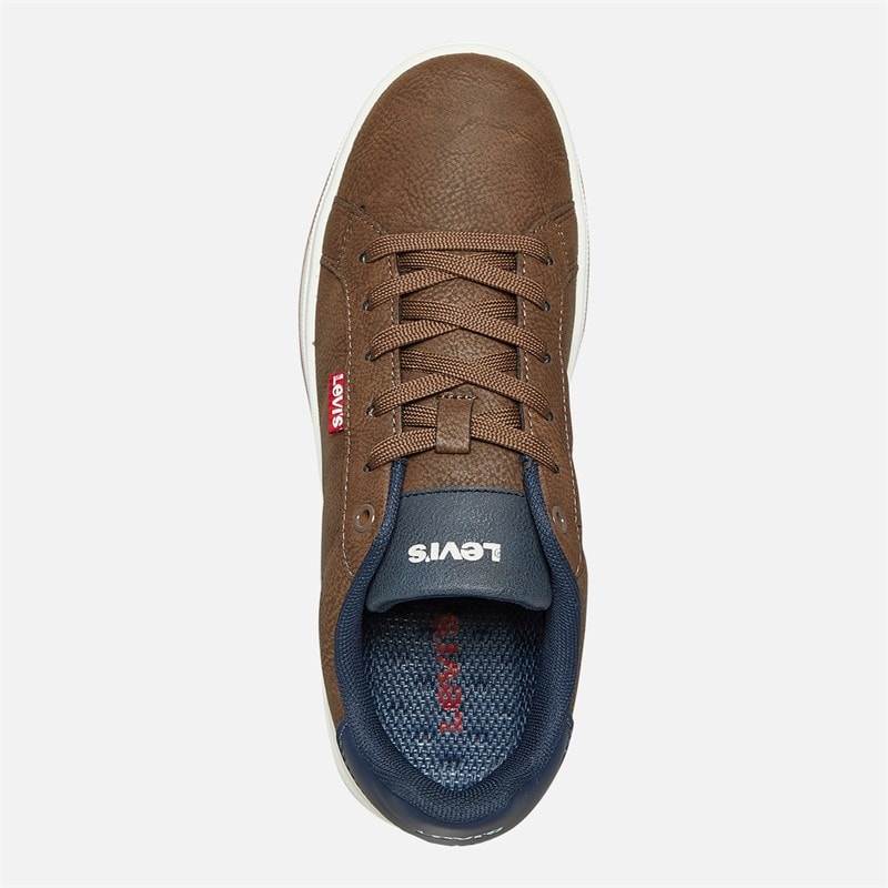 Levi's Junior Piper Sneakers Donkerbruin Marine 2241 - Afbeelding 5