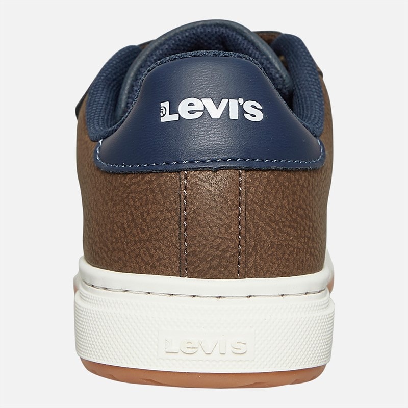 Levi's Kinderen Piper Sneakers Donkerbruin Marine 2241 - Afbeelding 3