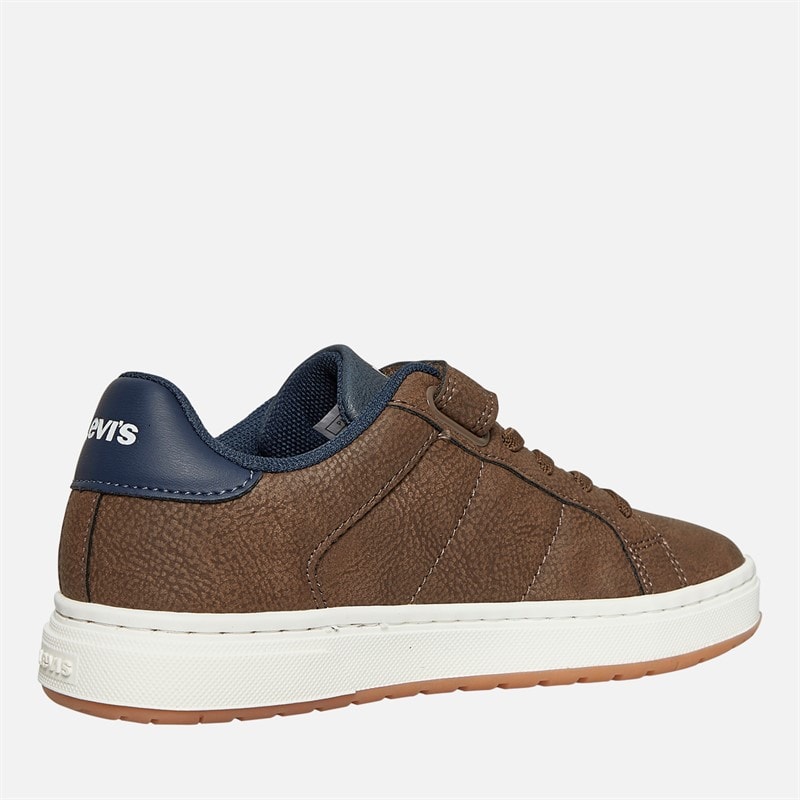 Levi's Kinderen Piper Sneakers Donkerbruin Marine 2241 - Afbeelding 5