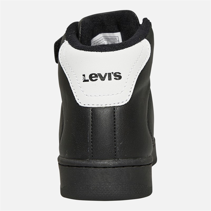 Levi's Baskets montantes New Union Enfant Noir blanc 0008 - Image 3