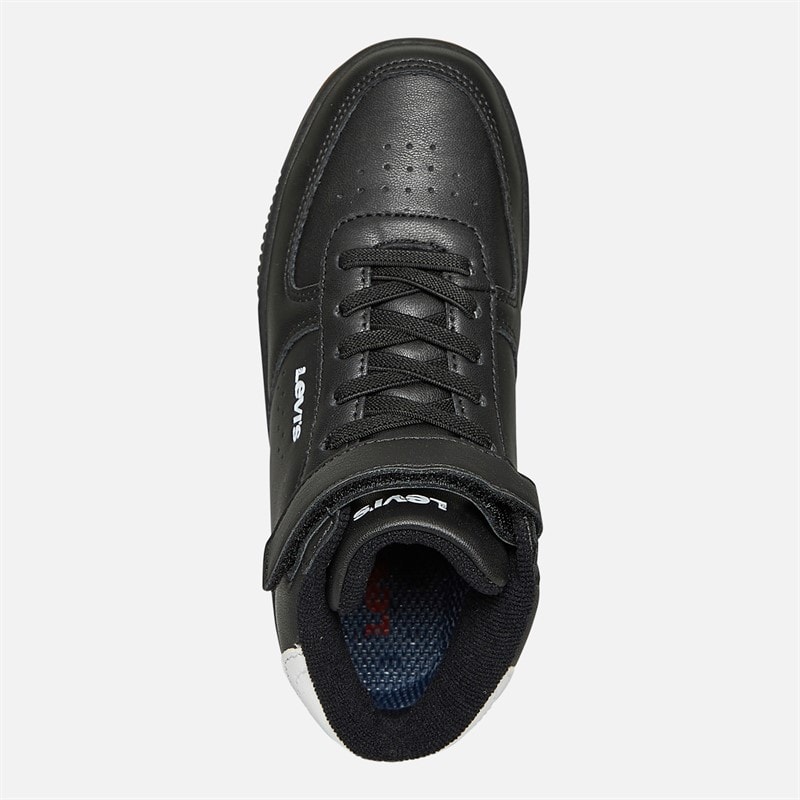 Levi's Baskets montantes New Union Enfant Noir blanc 0008 - Image 4