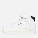 Levi's Baskets Montantes Enfant New Union Blanc Noir 0062