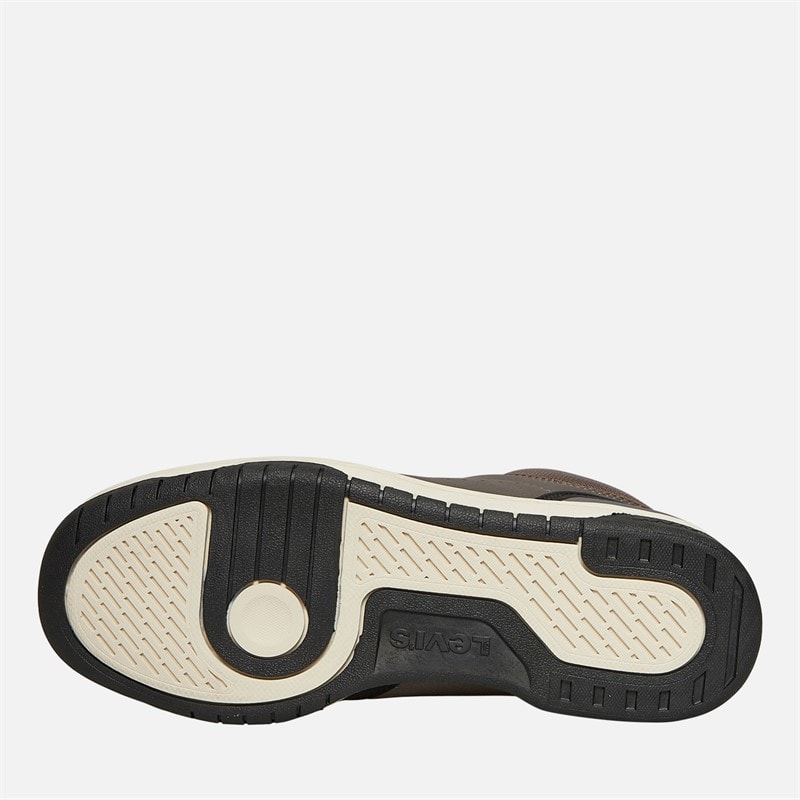 Levi's Junior Dereck Sneakers Zwart / Taupe 1364 - Afbeelding 2