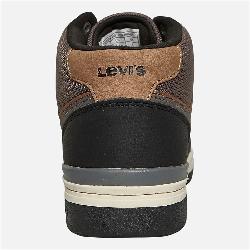 Levi's Junior Dereck Sneakers Zwart / Taupe 1364 - Afbeelding 3