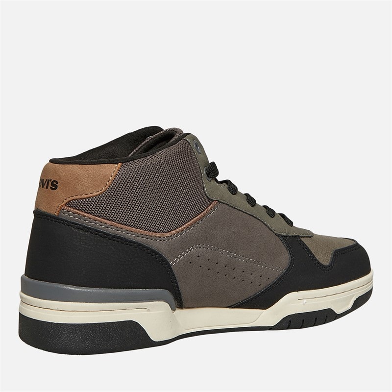 Levi's Junior Dereck Sneakers Zwart / Taupe 1364 - Afbeelding 5