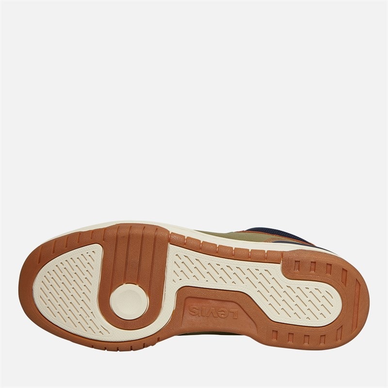 Levi's Baskets Junior Dereck Marine/Kaki 1691 - Image 2