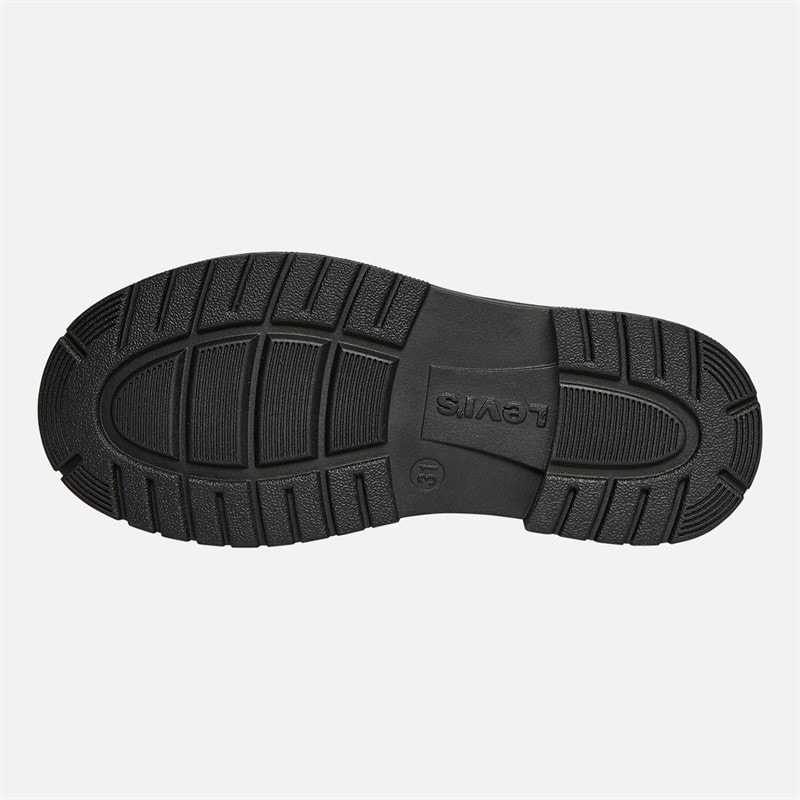 Levi's Bottes Oliver Noires Brillantes Fille Junior 2459 - Image 2