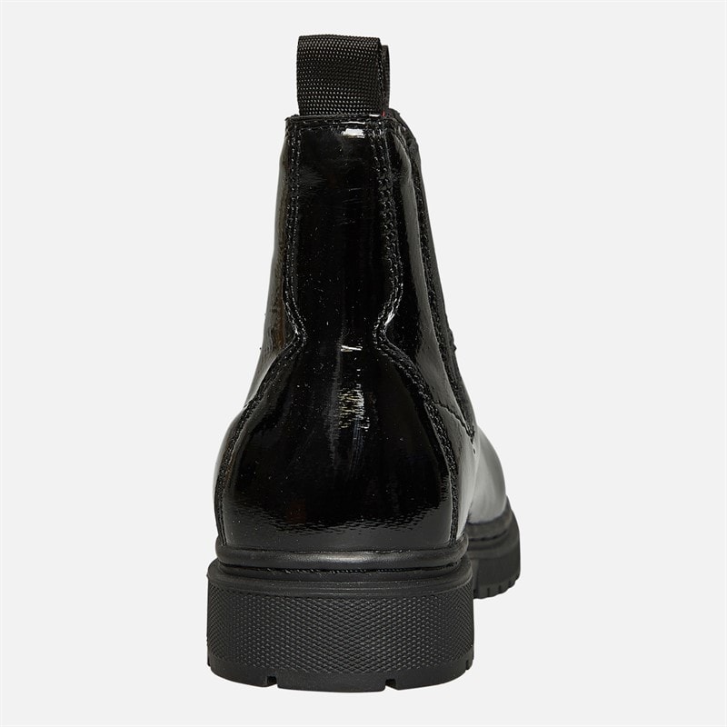 Levi's Bottes Oliver Noires Brillantes Fille Junior 2459 - Image 3