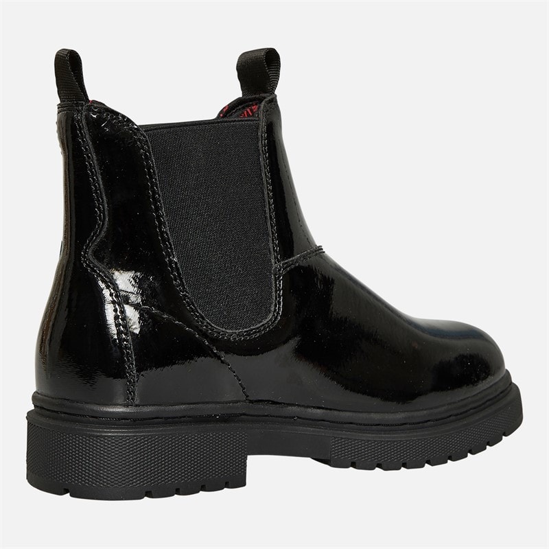 Levi's Bottes Oliver Noires Brillantes Fille Junior 2459 - Image 5