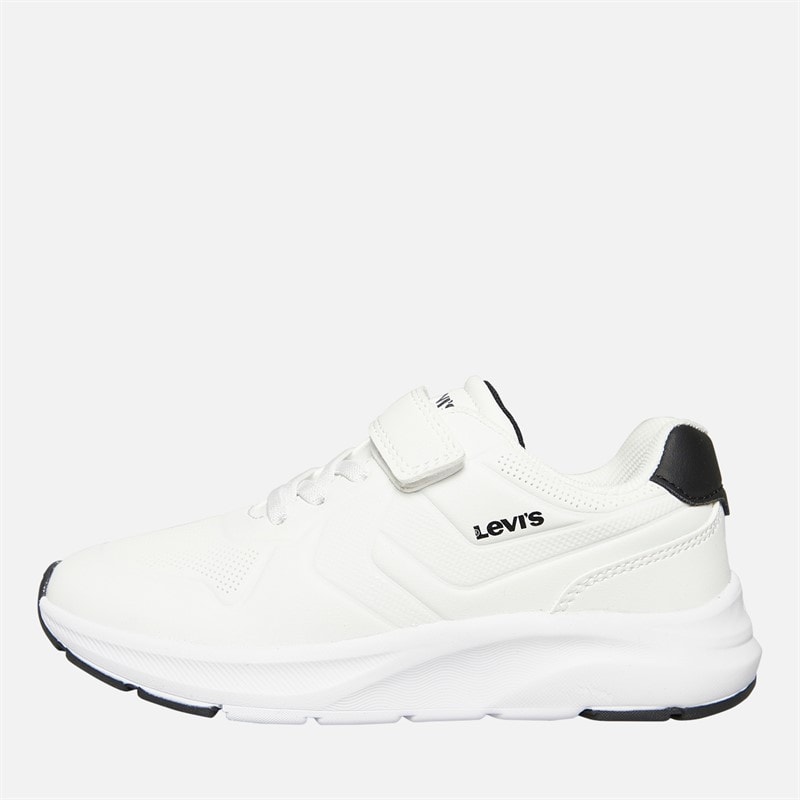 Levi's Kinderen Larry Sneakers Wit / Zwart 0062 - Afbeelding 1
