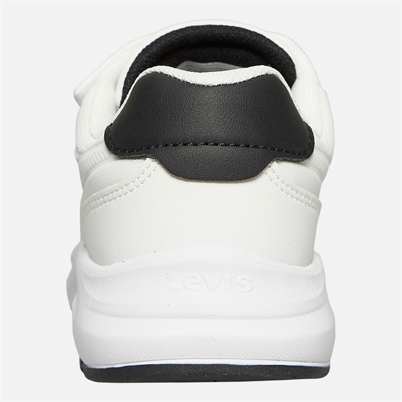 Levi's Kinderen Larry Sneakers Wit / Zwart 0062 - Afbeelding 3