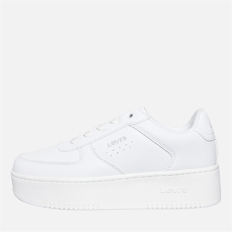 Levi's Junior Nieuwe Union Sneakers Wit 0061 - Afbeelding 1