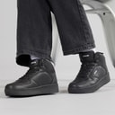 Levi's Junior New Union Hi Top Sneakers Zwart Wit 0008