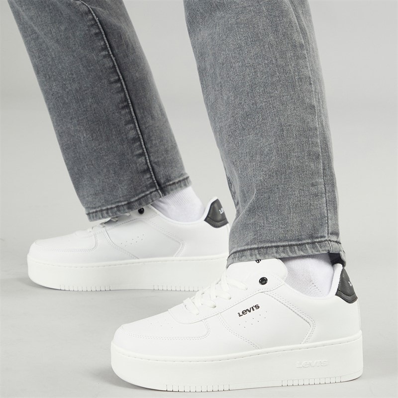 Levi's Baskets Junior New Union Blanc Noir 0062