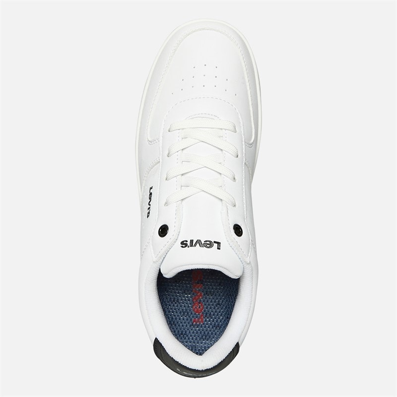 Levi's Baskets Junior New Union Blanc Noir 0062 - Image 5