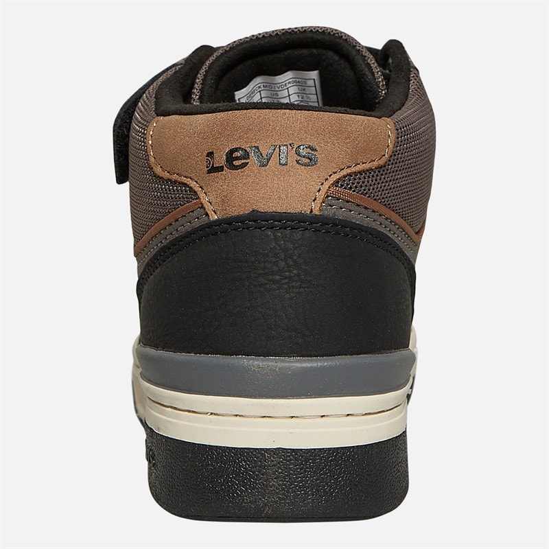 Levi's Kinder Dereck Sneakers Schwarz / Taupe 1364 - Bild 3