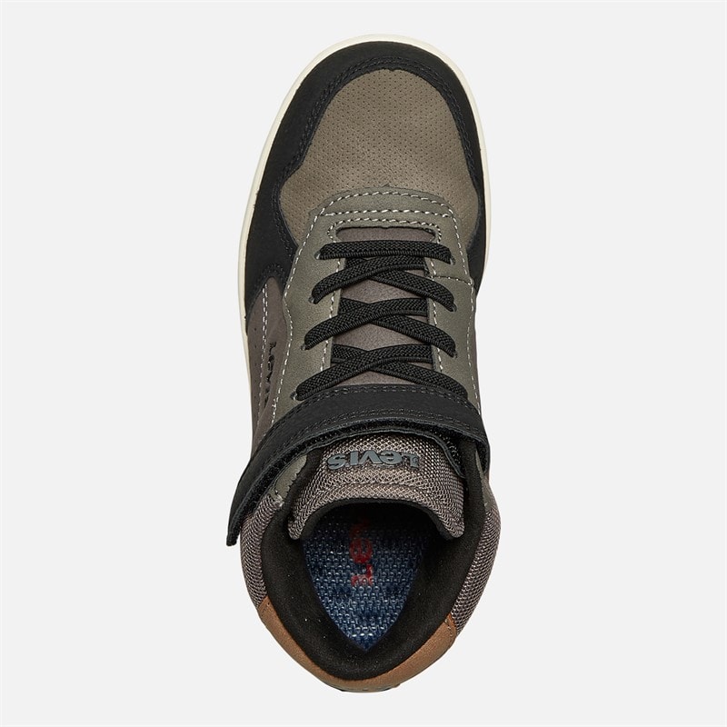Levi's Kinder Dereck Sneakers Schwarz / Taupe 1364 - Bild 4