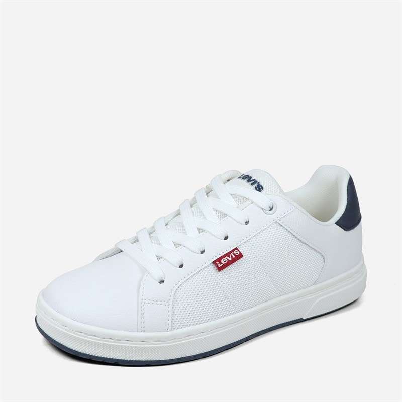 Levi's Piper sneakersy dla młodzieży kolor White Navy 0122 – zdjęcie  4