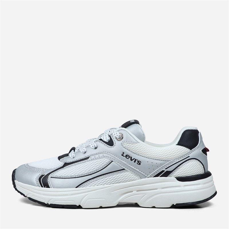 Levi's Junior Curtis Sneakers Silver wit Black 0908