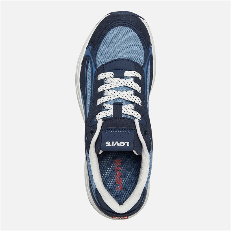 Levi's Junior Curtis Sneakers Navy Jeans 1690 - Afbeelding 4