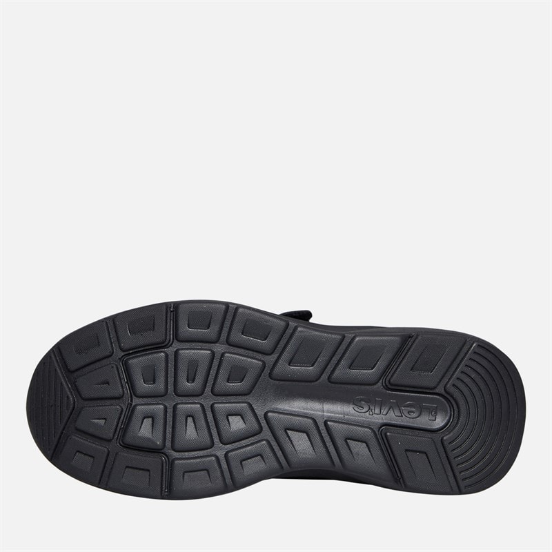 Levi's Kinderen Harlem Sneakers Zwart/Zwart 0562 Black Black 0562 - Afbeelding 2