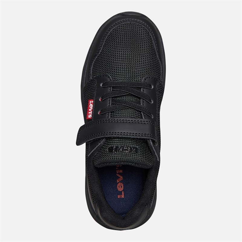 Levi's Kinderen Harlem Sneakers Zwart/Zwart 0562 Black Black 0562 - Afbeelding 4