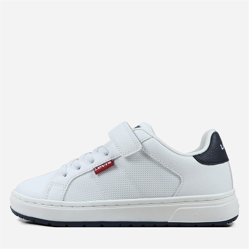 Levi's Kinderen Piper Sneakers wit Navy 0122 - Afbeelding 1