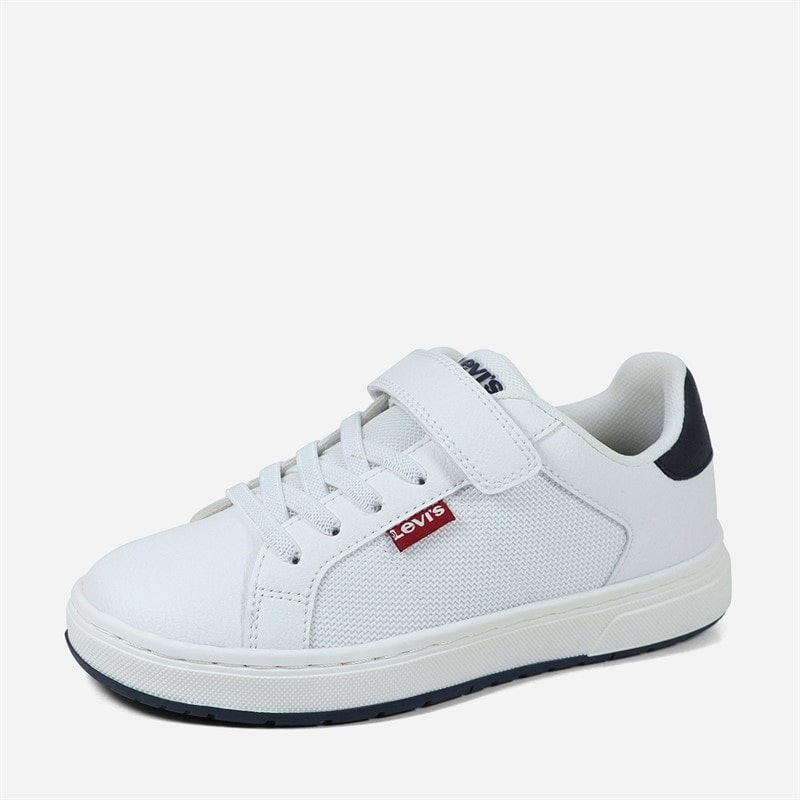 Levi's Kinder Piper Sneaker White Navy 0122 - Bild 4