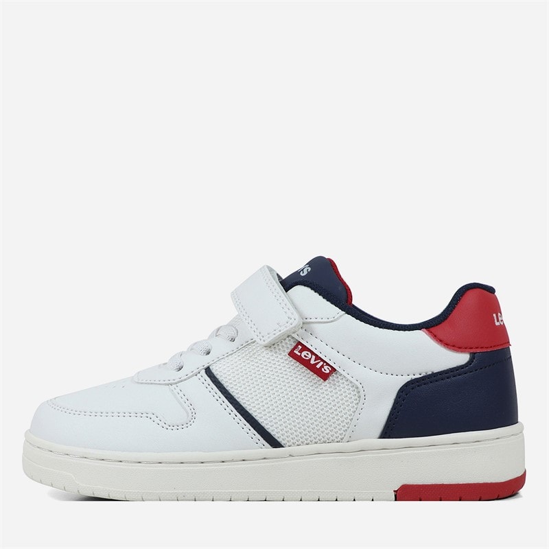 Levi's Kinderen Kickser Sneakers Off wit Navy 3130