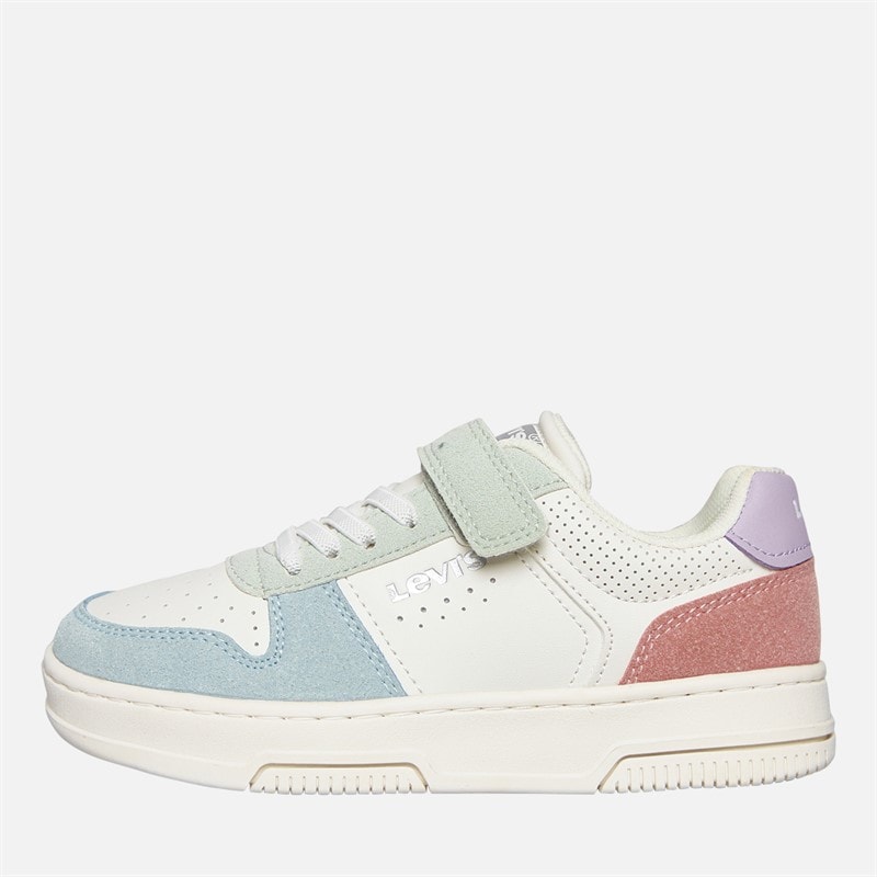 Levi's Meisjes Maverick Sneakers Off White/Blauw 3558 Off wit Blue 3558